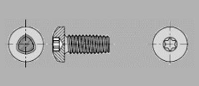 Prometall srl - VITI TRILOBATE TESTA CILINDRICA CON IMPRONTA TORX