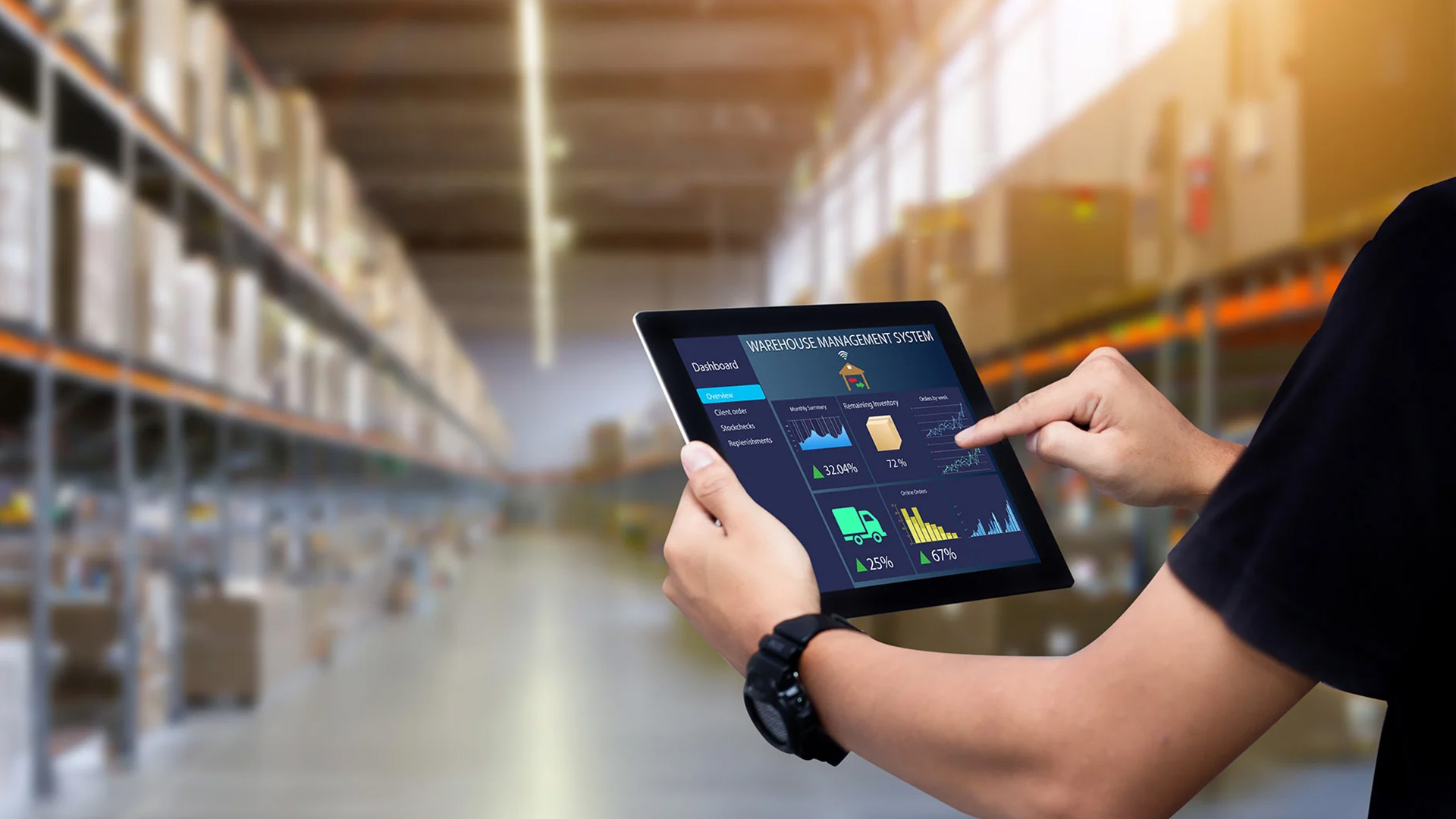 Prometall srl - Vista magazzino e Kan Ban