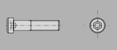 Prometall srl - VITI TESTA CILINDRICA RIBASSATA CON ESAGONO INCASSATO CON FORO GUIDA