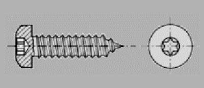 Prometall srl - VITI AUTOFILETTANTI TESTA CILINDRICA CON IMPRONTA TORX 