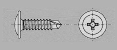 Prometall srl - VITI AUTOPERFORANTI TESTA CILINDRICA FLANGIATA CON IMPRONTA PHILIPS