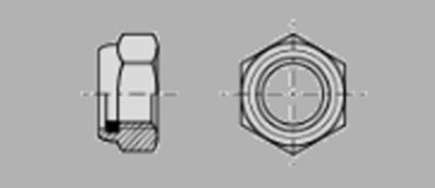 Prometall srl - DADI AUTOBLOCCANTI ESAGONALI BASSI