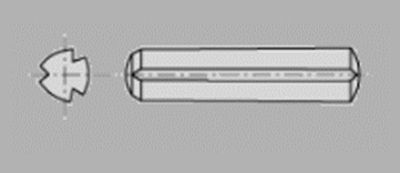 Prometall srl - SPINE CON INTAGLI PARALLELI E SMUSSO (KERB)