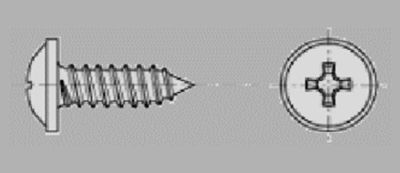 Prometall srl - VITI AUTOFILETTANTI TESTA MEZZA TONDA FLANGIATA CON IMPRONTA PHILIPS