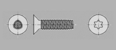 Prometall srl - VITI TRILOBATE TESTA PIANA SVASATA CON IMPRONTA TORX