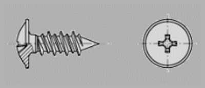 Prometall srl - VITI HI-LO TESTA MEZZA TONDA FLANGIATA CON IMPRONTA PHILIPS C/PUNTA