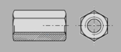 Prometall srl - DADI ESAGONALI DI GIUNZIONE