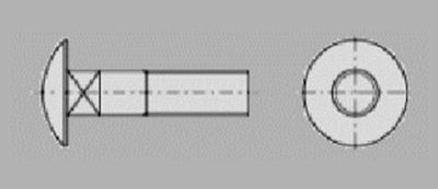 Prometall srl - VITI TESTA TONDA CON QUADRO SOTTO TESTA