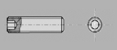 Prometall srl - GRANI PUNTA PIANA CON ESAGONO INCASSATO