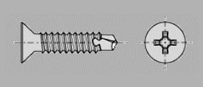 Prometall srl - VITI AUTOPERFORANTI TESTA PIANA SVASATA CON IMPRONTA PHILIPS