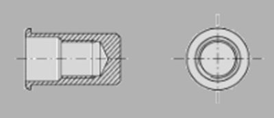 Prometall srl - INSERTI FILETTATI ZIGRINATI TESTA RIDOTTA