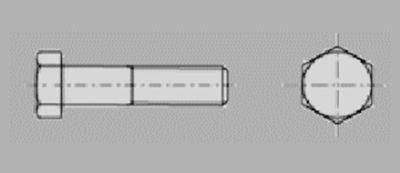 Prometall srl - VITI TESTA ESAGONALE PARZIALE FILETTO 
