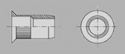Prometall srl - INSERTI FILETTATI ZIGRINATI TESTA SVASATA