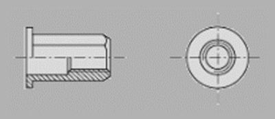 Prometall srl - INSERTI FILETTATI GAMBO ESAGONALE TESTA CILINDRICA