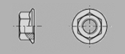 Prometall srl - DADI AUTOBLOCCANTI FLANGIATI INTERAMENTE METALLICI