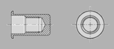Prometall srl - INSERTI FILETTATI CIECHI TESTA CILINDRICA 