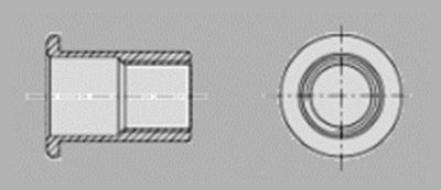 Prometall srl - INSERTI FILETTATI GAMBO CILINDRICO TESTA CILINDRICA